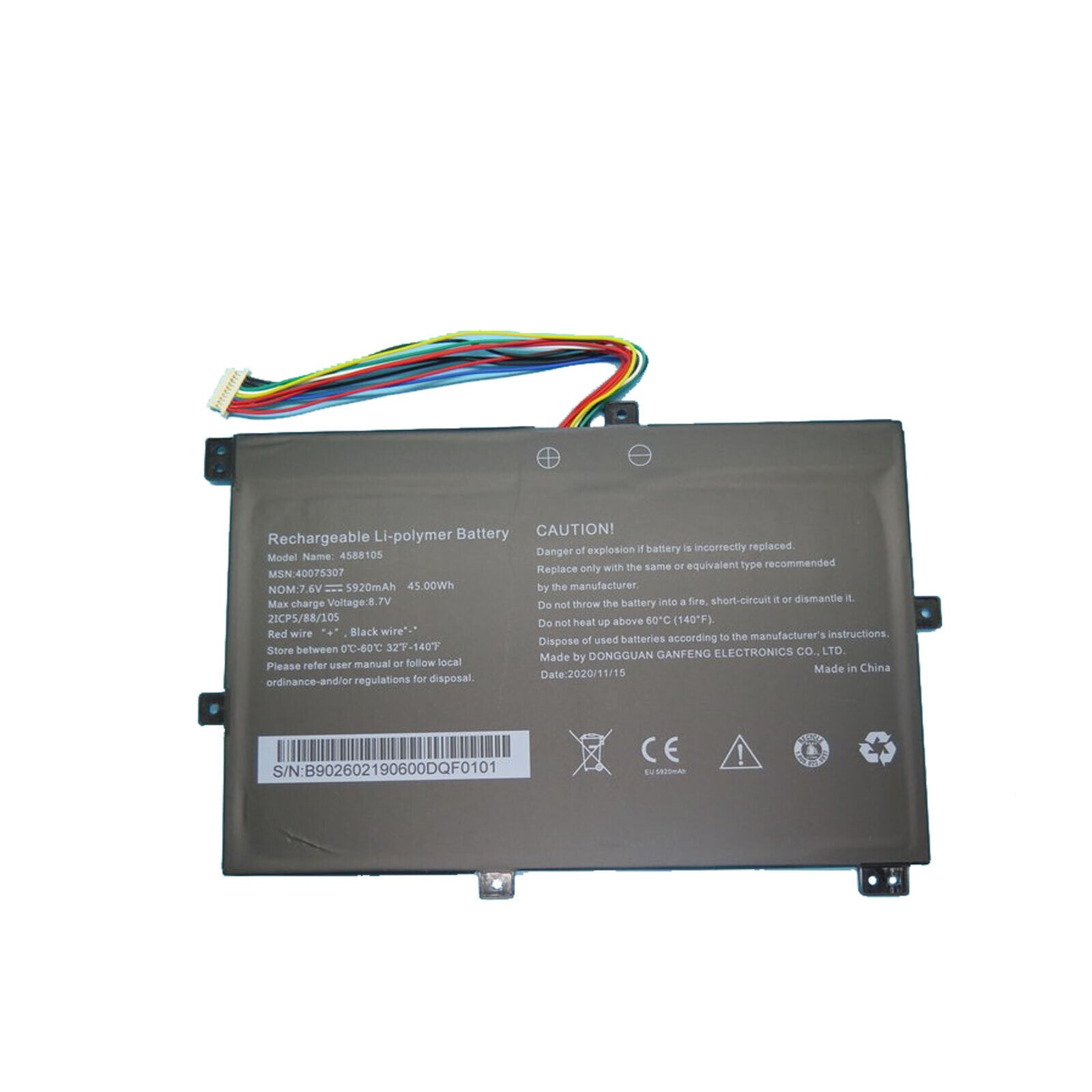 (image for) 4588105 40069191 MEDION CW140 Akoya S4401,S4402,s4402-md63410,S4403 replacement battery