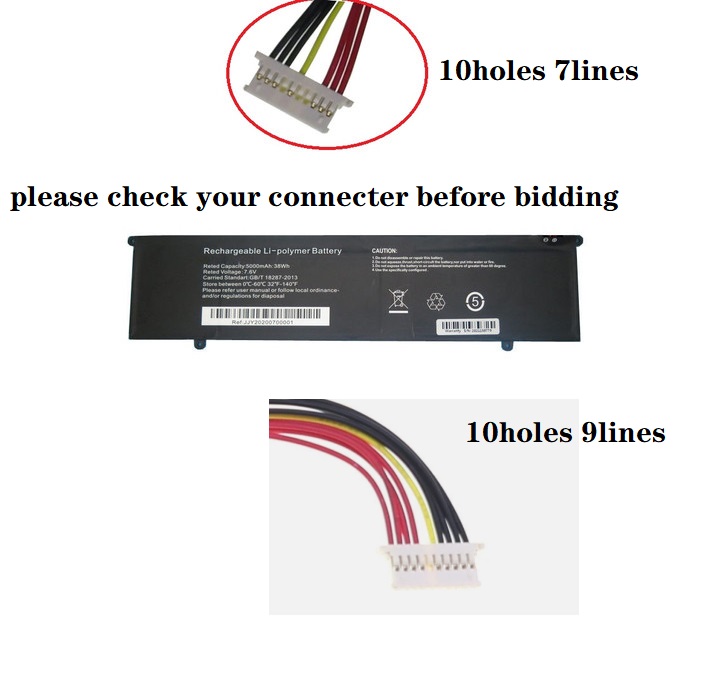 Modal Additional Images for 6970290P Microtech CoreBook R5 CB15SH3A 5000mAh 10PIN 7lines replacement battery