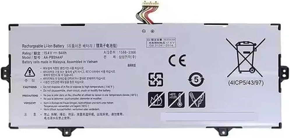 (image for) AA-PBSN4AF AAPBSN4AF Samsung Notebook 9 Pen 13 Inch NP930SBE NT930SBE replacement battery