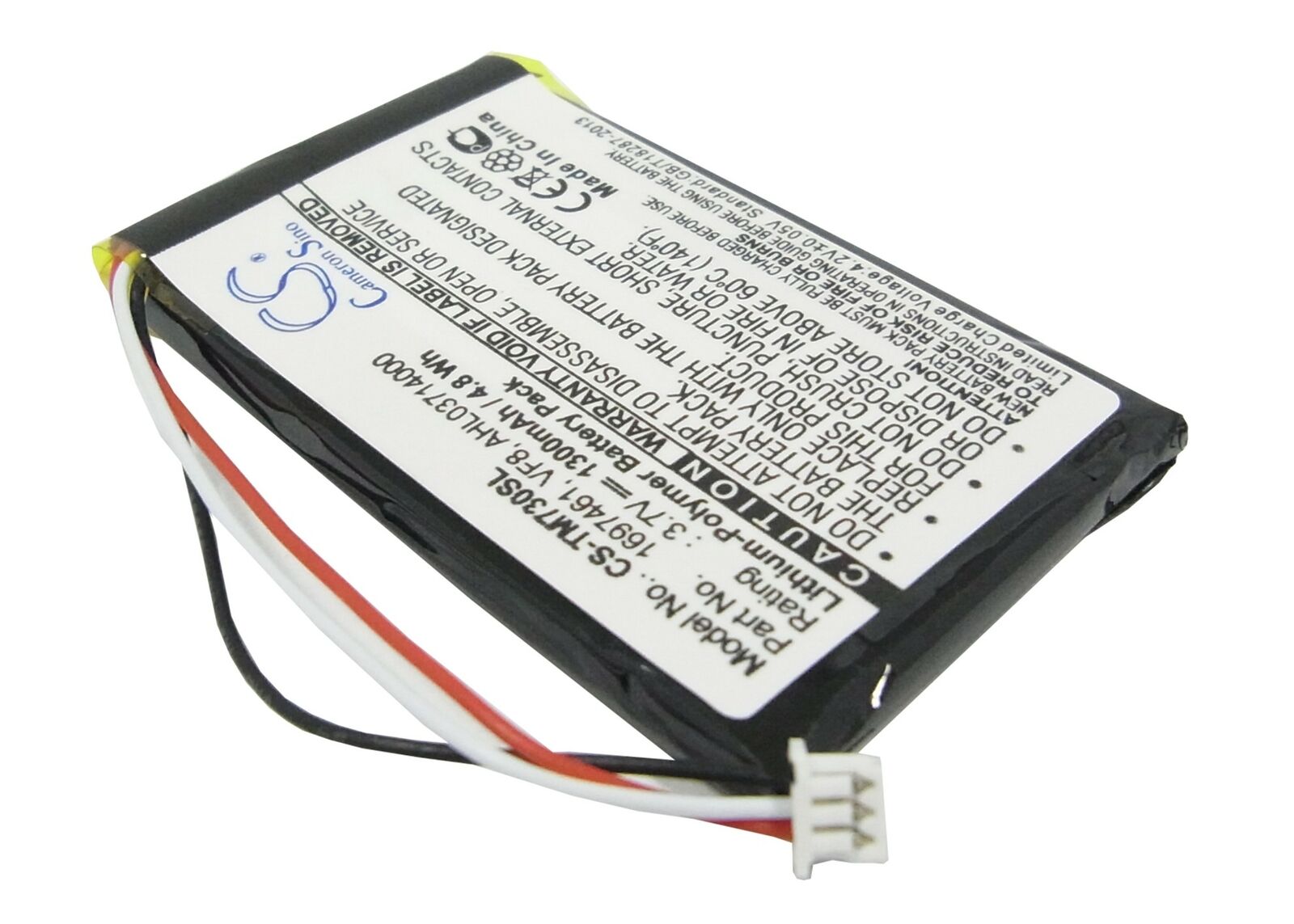 TomTom 630T 1697461 VF8 AHL03714000 1300mAh compatible battery TomTom 630T 1697461 VF8 AHL03714000 1300mAh compatible battery