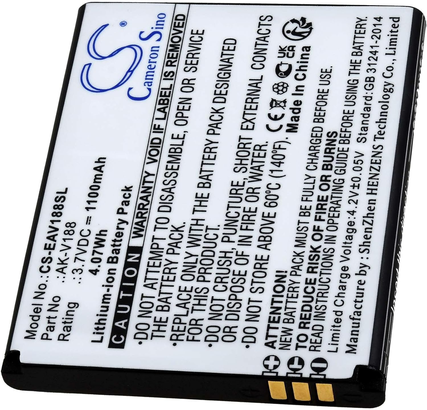 (image for) 3,7V Li-Ion Emporia Touch Smart TouchSmart AK-V188 AKV188 