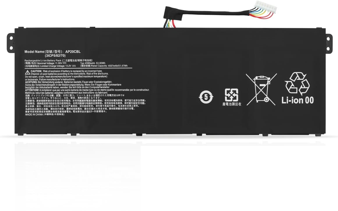 (image for) AP20CBL Acer Vero AV15-511 TravelMate P2 214-41-G3 TMP214-41-G3 Spin B3