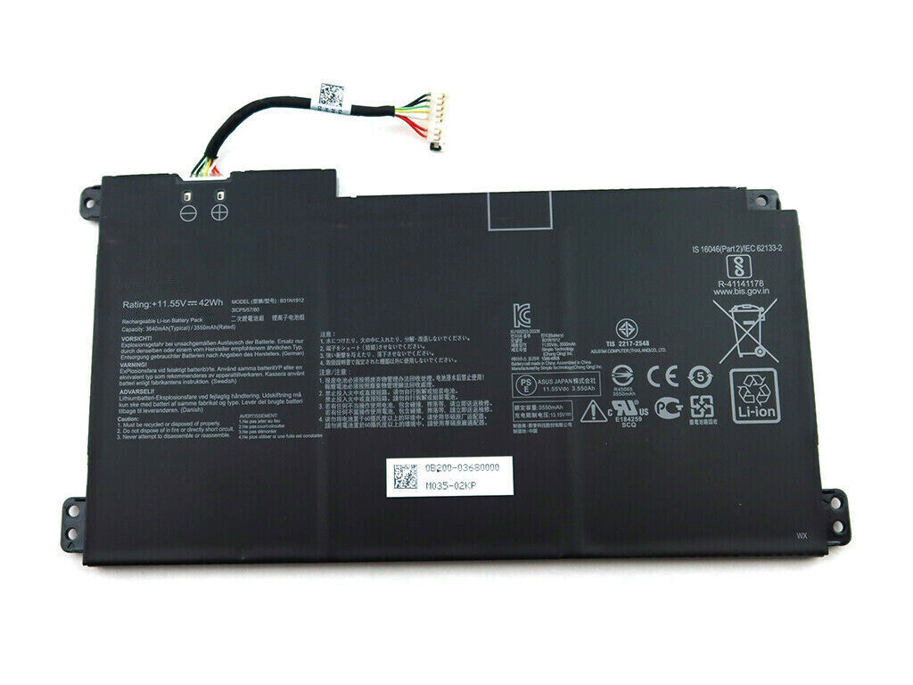 B31N1912 C31N1912 ASUS VivoBook 14 E410MA L410MA E510MA L510MA 42Wh compatible battery