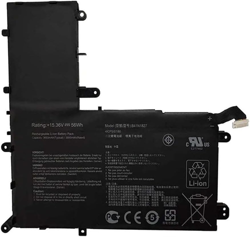 B41N1827 Asus ZenBook Flip 15 UM562IA UX562 UX562IQ 0B200-03070200 compatible battery