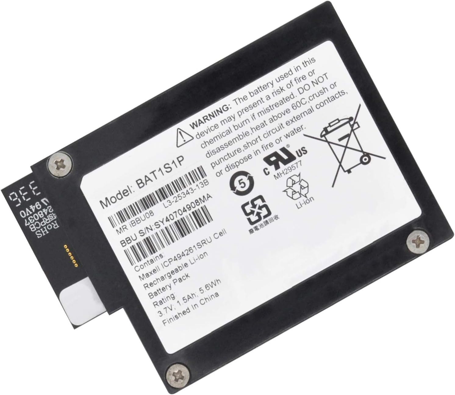 (image for) BAT1S1P BAT1S1P-A L3-25343-05A L4-25343-07B IBM M5000 M5014 M5015 LSI MegaRaid BBU08 compatible battery