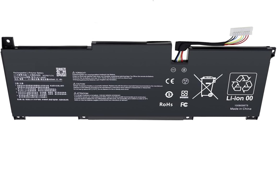 (image for) BTY-M491 MSI Modern 15 A11M MS-1552 15M A11SDK A11UEKV 11.4V compatible battery