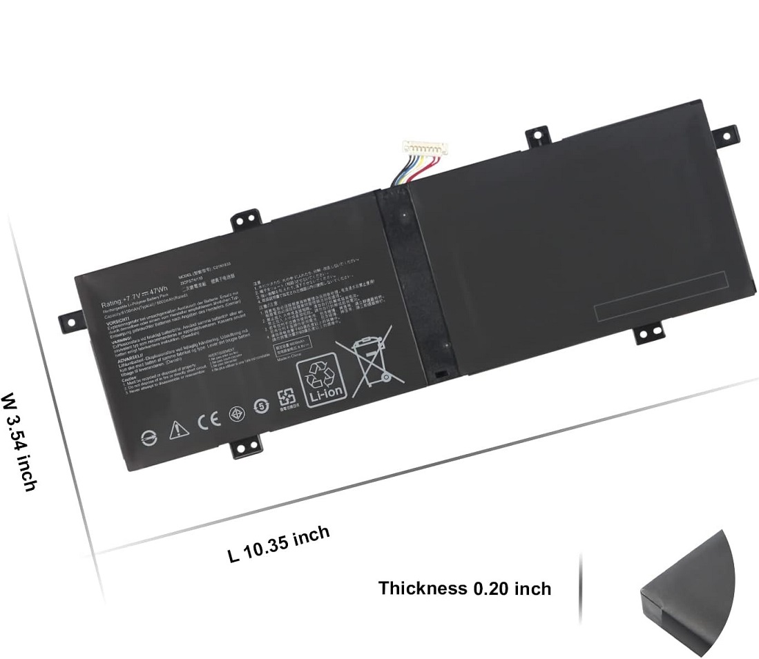 Modal Additional Images for C21N1833 Asus VivoBook S14 S431FA S431FL UX431FA-ES74 replacement battery