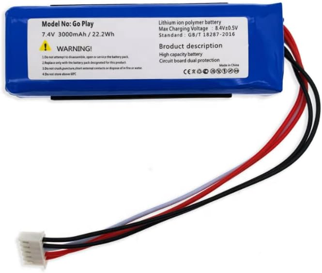(image for) 7.4V 3000mAh CP-HK06 GSP1029102 01 Harman/Kardon Go Play, Go Play Mini, GO+ Play replacement battery