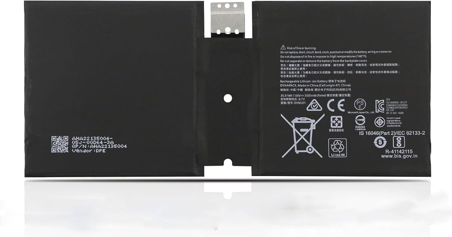 (image for) Microsoft Surface 1927 Go 2 3500mAh 7,6V replacement battery