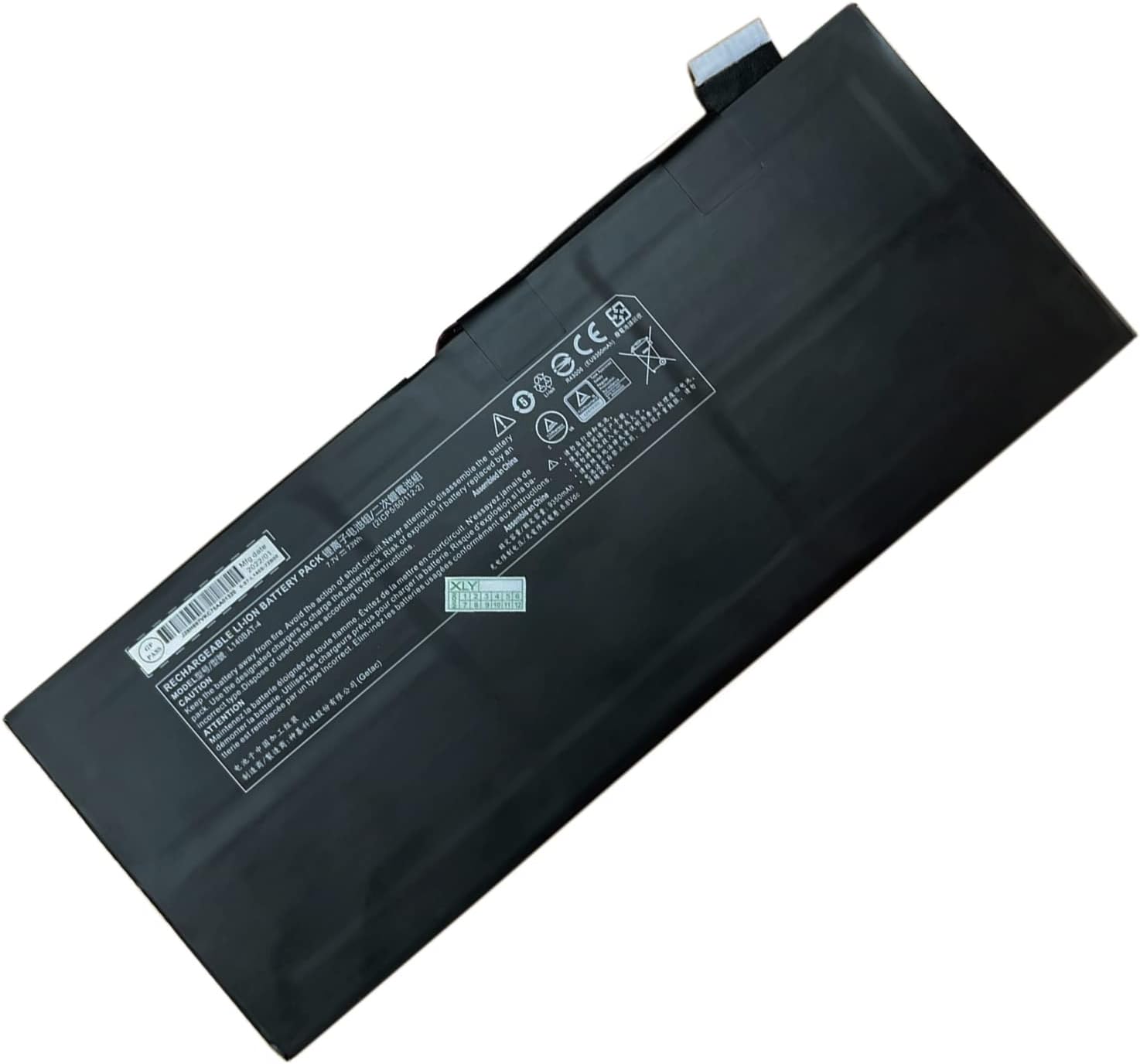 (image for) L140BAT-4 CLEVO L140CU L141CU L140MU L141MU 6-87-L140S-72B01 replacement battery