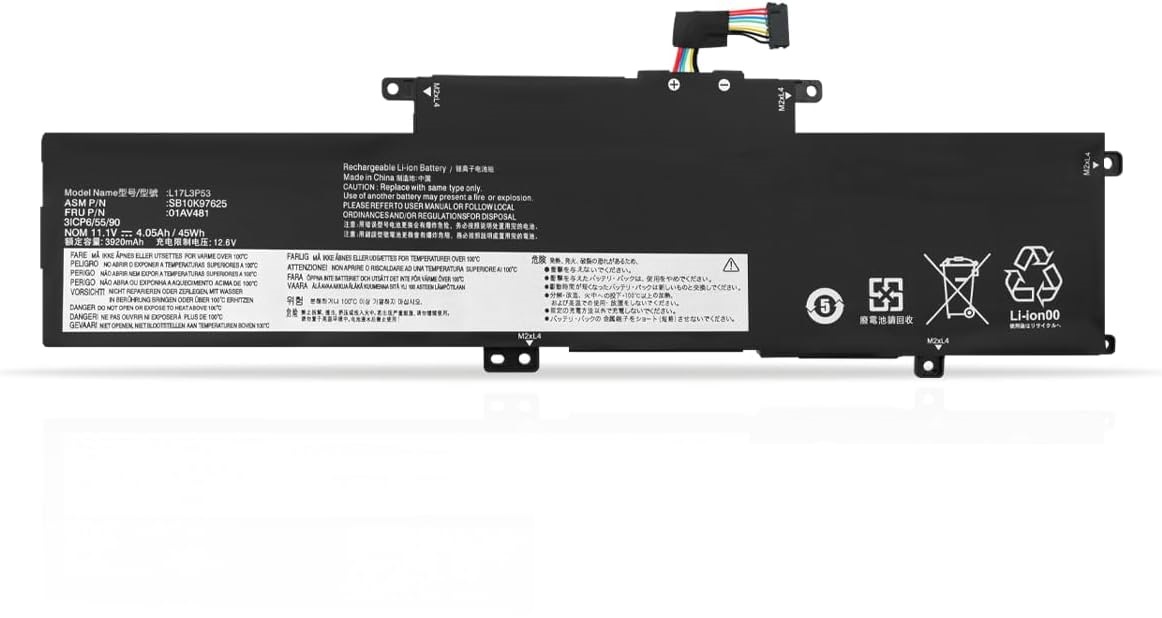 (image for) L17L3P53 L17C3P53 L17M3P55 Lenovo ThinkPad L380 L390 Yoga S2 2018 3rd Gen 3 20M5 20M6 20M7 20M8 20NR 20NS 20NT 20NU