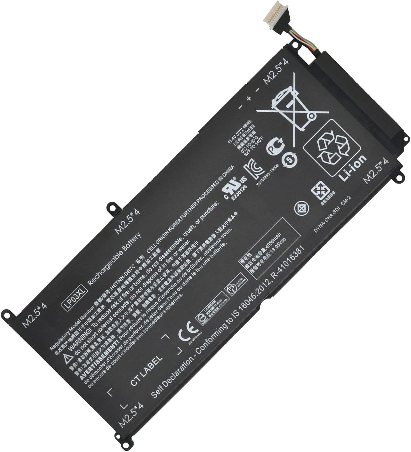 HP LP03XL HSTNN-DB7C Envy M6-P M6-P113DX M6-P 013DX 15T-AE 15T-AE000 compatible battery HP LP03XL HSTNN-DB7C Envy M6-P M6-P113DX M6-P 013DX 15T-AE 15T-AE000 compatible battery