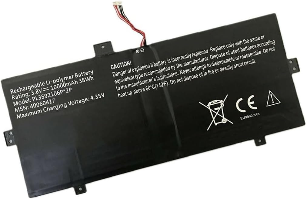 (image for) MLP3592106P-2P MLP3592106P Akoya E2228T E2215T E2217T E2221T E2227T 40066499 40060417 4000 63680 replacement battery