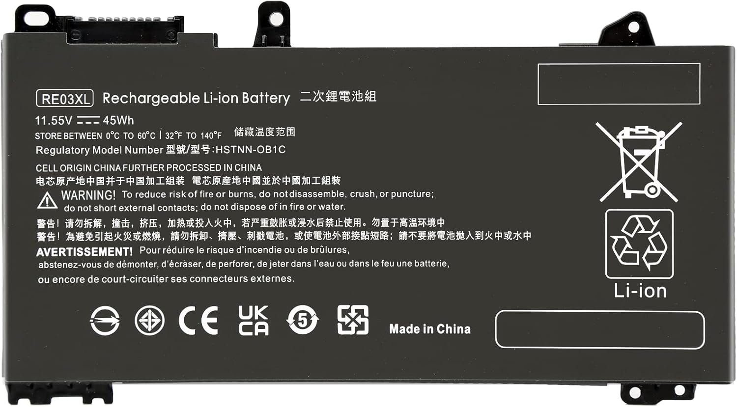 HP ProBook 445 G6 L32656-002 L32407-AC2 L32656-005 W126459101 RE03XL compatible battery HP ProBook 445 G6 L32656-002 L32407-AC2 L32656-005 W126459101 RE03XL compatible battery